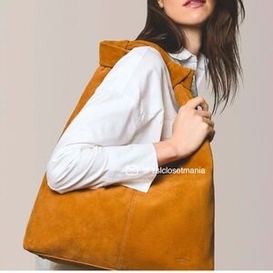 Brand New with Tags American Leather Co Suede Hobo Bag